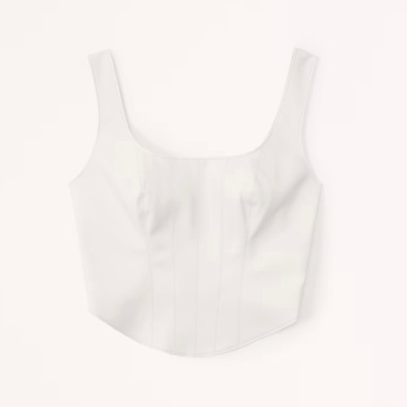 Abercrombie & Fitch Tops - Abercrombie faux leather tank top